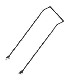 Steel Tarp Arm System with Bent Arms for Roll-off Containers